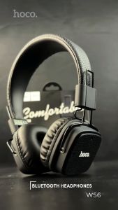 หูฟังครอบหู HOCO W56 หูฟังบลูทูธ BT headphone 5.4  เชื่อมต่อง่าย ใช้งานได้นาน ระยะเชื่อมต่อ 10 เมตร