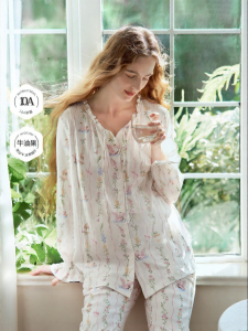 EMXEE | Thin Cotton Sweat Absorbent Maternity Breastfeeding Sleepwear
