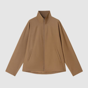 ICICLE | Lightweight Silk Wool Blend Refined Windbreaker Jacket