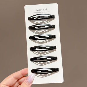 NING ZHOU | Forehead and Nape Hair Tidy Black Hair Clip