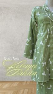 SET Beaufit KEBAYA DAHLIA Organza Wrinkle Embroidery