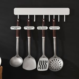 DIHUANTUO | Pure Titanium Waist-shaped Wooden Handle Cookware Set
