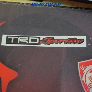 Toyota Vios Front TRD Sportivo Emblem Logo Badge NCP93 NCP150 Dugong Keli 2009 2010 2012 2013 2014 2015 2016 2017 2018