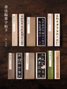 Wenxintang Calligraphy Copybook Card Writing Brush Copybook Practice Template Comparison Copybook Small Regular Script Chinese Regular Script Copybook