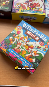 Board Game Đi Tìm Kho Báu Mini – Trò Chơi Phiêu Lưu Trí Tuệ Vui Nhộn Cho Bé! ChunChinToyKingDom"