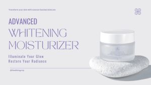 HEALIVING SUPPLIES Advanced Whitening Moisturizer Cream (50g)| For Glowing Skin