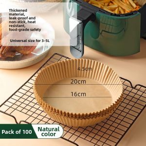 MRUN | Food-Grade Oil Absorbent Paper Air Fryer Parchment