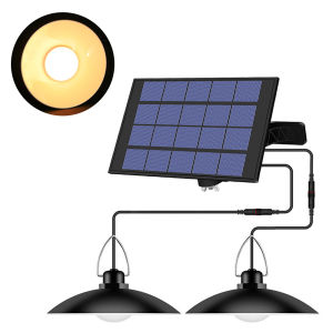 Solar Light Bulb Outdoor Waterproof 2/4 Head LED Hanging Solar Pendant Lights Outdoor Solar Sensor Light For GardenWarm White Solar LightSolar Street LightHeavy DutySolar Lamp Outdoor WaterproofSolar Garden Outdoor Lights Bulb