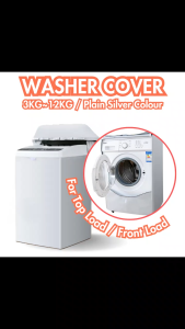 Washing Machine Dust Cover Cloth Protector Front Load Top Load Washing Machine Waterproof Outdoor Sun Proof
