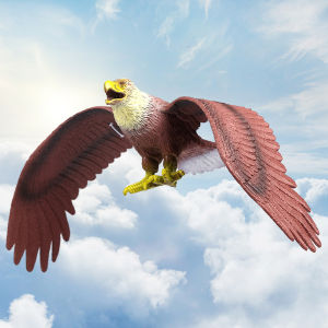 Large Size Plastic Eagle Model Realistic Faux Stuffed Bird of Prey Toy for Children Swan Geese Simulation Animal Toy Collectible