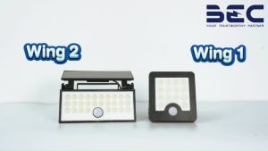 BEC โคมติดผนัง LED Solar รุ่น WING-2 ขนาด 25W แสงเดย์ไลท์