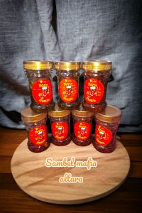 Sambel praktis pedas gurih Paket combo hemat 2 botol Sambal bawang/Terasi/Sambal ijo/Teri/baby udang(ebi) SAMBAL MAFIA ALTARA