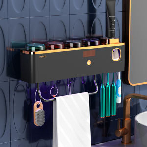 Ultraviolet Sterilizing Smart High-end Wall-mounted Toothbrush Holder