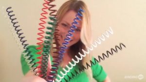 Durable Spiral Coil Binder Rings 46 Holes - Black/White 8mm/10mm/12mm/16mm for Office and School Supplies