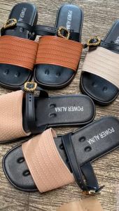 Sandal Jelly Wanita Terbaru/ Sendal Flat Karet Gesper Cewek Kekinian/ Alina 2505-H1 Jelly Import