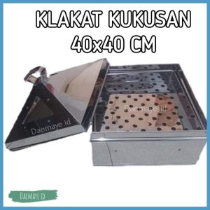 KLAKAT KUKUSAN/STENLIS STEEL/UKURAN 40X40x21 CM