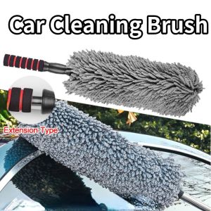 Car Brush Dusting Duster Wax Brush Sweeping Gray Cleaning Tools Supplies Car Was