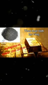 Than hoạt tính lọc vàng (Có xuất hóa đơn cho đơn hàng khách yêu cầu) gói 1kg