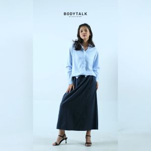 Bodytalk Rok Panjang Wanita Bridgette Dark Navy 53035T5DI