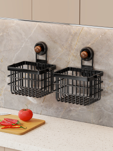 Suction Cup Garlic Ginger Organizer Wall Mounted