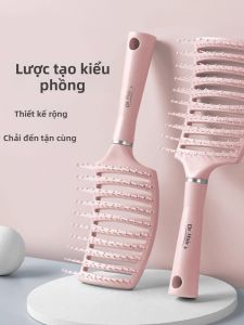 Bàn Chải Tóc Nữ Hình Xương Ức Massage Tóc Thẳng Dài Bàn Chải Tóc Xoăn Cong 2702 Dụng Cụ Tạo Kiểu Tóc Cho Mái Tóc Dày