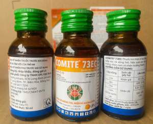 Sản phẩm trừ nhện đỏ Comite 73EC chai 50ml của UpL - Chuyên dùng cho cây ăn trái