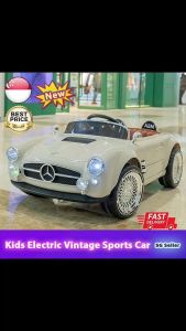 【SG Ready Stock】Kids Electric Vintage Mercedes-Benz Ride On Sports Car with Remote Control🎉Premium Version✔️Large Size✔️Cool Look✔️Multiple Colours✔️Kids/Toddler/Children Birthday/Christmas Gifts/Presents✔️ - Lazada