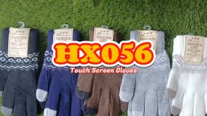 HX056 Sarung tangan wol tebal musim dingin Touch Screen Gloves