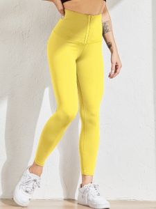 กางเกงโยคะเอวสูงทรงเข้ารูปผิวฉลามไซส์ใหญ่ กางเกงขาสั้นออกกำลังกายกระชับหน้าท้องสีเทา สตรีทแวร์สำหรับผู้หญิง