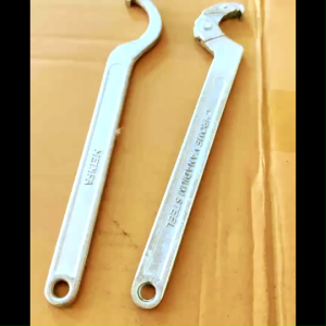Bộ 2 Cờ Lê Móc Cổ Xe Máy Thép Mạ Mờ 23cm Dụng Cụ Sửa Chữa Cổ Xe Máy Chuyên Dụng