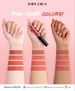 IMPLORA original BPOM Lip cream URBAN MATTE