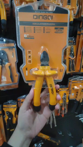 DINGQI Tang Potong Listrik Gagang Karet Diagonal Cutting Plier Tang Elektrik 22006 22007