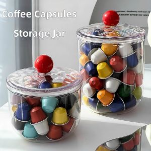 Jiaxun | Capsule Coffee Storage Jar Seal Dustproof