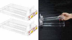 5Pcs Rak Supermarket Rak Minimarket Rak Pusher Display Akrilik