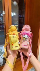 Bình giữ nhiệt inox 316 có ống hút cho bé dung tích 460ML