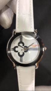 Marie Claire Women Leather Strap Watch White MCPFR1415-01B