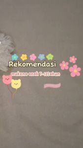 mlvr - (FREE GANCI MOROL) mukena anak cinnamoroll 2in1 rayon kombi tanggung remaja usia 7-14tahun