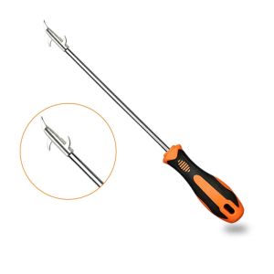 Portable Car Tire Stone Remover Hook Heavy‑Duty Metal Groove Cleaner Debris Removal Tool For Car Motorcycle Bike Tire Care