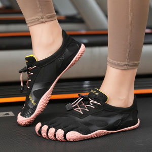 Five-Fingered Indoor Yoga Pilates Barefoot Comprehensive Training Anti-Slip Fitness Dancing Shoes Soft Bottom Slip-On Casual Sneakers