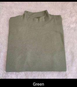 KAOS RIB / KAOS TURTLENECK LENGAN PENDEK / TURTLENECK WANITA / KAOS KEKINIAN / KAOS POLOS TERMURAH