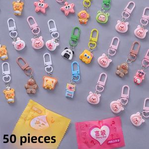 Cartoon Resin Keychain Gift Bag Happy Surprise Friend Gift Cute Pendant Accessory Festive Creative Present Student Bestie