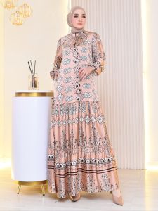 gamis terbaru bahan armani silk gamis wanita motif gamis wanita muslim