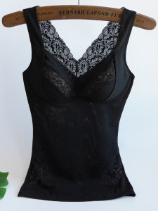 Slimming Underwear Womens Thin Integrated Chest Support Bra Vest Large Size Fat MM Abdomen Control Beauty Body Shaper Vest