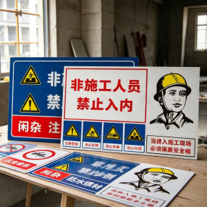 RUIKELAIXIANG | Construction Site Warning Sign Aluminium Board