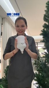 Neobee หลอดไฟ LEDแสงขาว แสงวอร์ม 10W ประหยัดไฟ สกรู E27 85W สว่างมาก ถนอมสายตา ใช้ในครัวเรือน แรงแสง