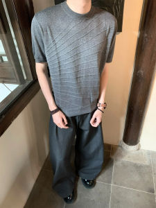 LIUBU | Cool Summer Old Money Style Knitted T-shirt