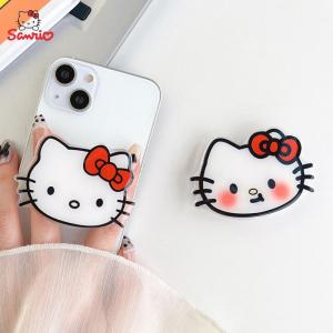 Anime Sanrio Hello Kitty Mobile Phone Bracket Telescopic Folding Paste Finger Buckle Ring Buckle Iphone Christmas Accessories