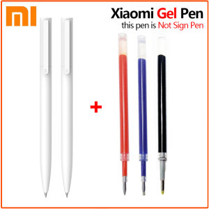 Xiaomi Mijia Gel Pen MI Pen 9.5mm(Black/Blue)Ballpoint Pen Signing Pen PREMEC Smooth Switzerland Refill MiKuni Japan Ink