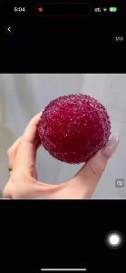 Slushy Bayberry Stress Ball Squishy Toy Shapeable Non-rebound Fidget Toys ASMR Slushy Squeeze Ball Anti Stress Rustling Sound