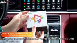 Hộp Giải Mã CarPlay Không Dây CarlinKit MINI HD2CP Pro Hỗ Trợ Android Auto Với Đầu Vào HDMI 2K HD Dành Cho iPhone Android Ô Tô Xem Youtube Netflix Nghe Nhạc